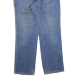 DICKIES Mens Relaxed Blue Denim Jeans W32 L30 Cotton Blend Zip Pockets Casual