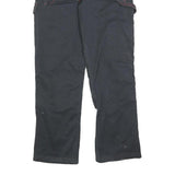 DICKIES Mens Cotton Blend Black Relaxed Straight Trousers W34 L32 Workwear