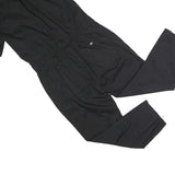 DICKIES Mens Black Cotton Blend Dungarees Regular Fit Short Sleeve M W34 L25