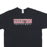 GILDAN Mens Black Segerstrom Volleyball Graphic T-Shirt XL Short Sleeve Crew