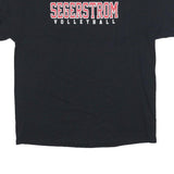 GILDAN Mens Black Segerstrom Volleyball Graphic T-Shirt XL Short Sleeve Crew
