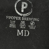 Proper Brewing Jacket - Medium Black Cotton