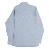 NAUTICA Mens Blue Check Shirt L Cotton Casual Long Sleeve Button Shirt