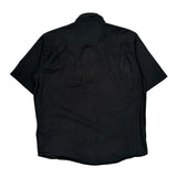 Flex For Comfort Wrangler Short Sleeve Shirt - Large Black Cotton