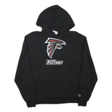 CHAMPION Mens Black Fort Falcons Hoodie M Cotton Blend Drawstring Hooded
