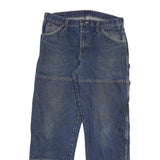 DICKIES Mens Jeans Blue Regular Straight Denim Medium W33 L29 Workwear