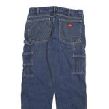 DICKIES Mens Jeans Blue Regular Straight Denim Medium W33 L29 Workwear