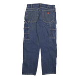 DICKIES Mens Jeans Blue Regular Straight Denim Medium W33 L29 Workwear