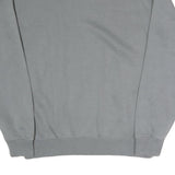 NIKE Mens Grey Crew Neck S Sweatshirt Cotton Blend Logo Pullover Casual
