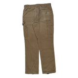 Carhartt Carpenter Pants - 32W 31L Brown Cotton