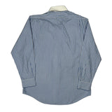 Regent Polo By Ralph Lauren Striped Shirt - Large Blue Cotton