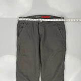 Dickies Carpenter Trousers - 34W 33L Grey Cotton Blend