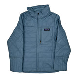 Age 7-8 Patagonia Puffer - Small Blue Polyester