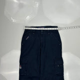 Paco Cargo Pants - 29W US 6 Navy Cotton Blend