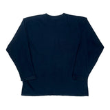 Reebok Long Sleeve T-Shirt - 2XL Navy Cotton