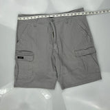 Wrangler Cargo Shorts - 36W 9L Grey Cotton