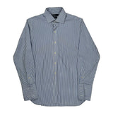 Polo By Ralph Lauren Striped Shirt - Large Blue Cotton