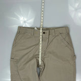 Carhartt Carpenter Trousers - 37W 30L Beige Cotton