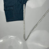 Wrangler Cargo Shorts - 36W 9L Blue Cotton