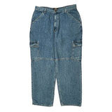 American Eagle Cargo Pants - 36W 30L Blue Cotton