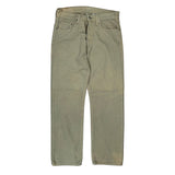 501 Levis Jeans - 32W 30L Beige Cotton