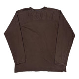 The North Face Long Sleeve T-Shirt - XL Brown Polyester