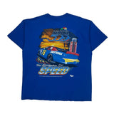 Daytona 2001 Fruit Of The Loom Nascar T-Shirt - 2XL Blue Cotton