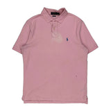 Polo By Ralph Lauren Polo Shirt - Medium Pink Cotton
