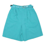 CRISTIN STEVENS Womens Shorts Blue Casual S W24 Summer Belted Relaxed Fit