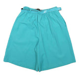 CRISTIN STEVENS Womens Shorts Blue Casual S W24 Summer Belted Relaxed Fit