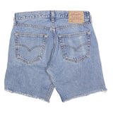 LEVI'S Mens Denim Blue Casual Shorts M W31 Classic Cotton Blend 501