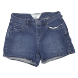 LEVI'S Womens Denim Blue Casual Shorts M W32 Classic Fit Cotton Blend