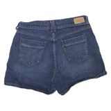 LEVI'S Womens Denim Blue Casual Shorts M W32 Classic Fit Cotton Blend