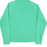 PUMA Mens Green Hoodie S Cotton Blend Pullover Drawstring Hooded Sweatshirt