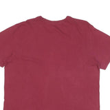 NIKE Mens Maroon Crew Neck Short Sleeve T-Shirt XL Cotton Blend Casual