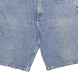 Arizona Mens Denim Blue Relaxed Fit Shorts 2XL W36 Cotton Blend Casual