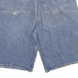 Arizona Mens Denim Blue Relaxed Fit Shorts 2XL W36 Cotton Blend Casual