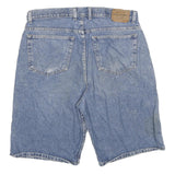 Arizona Mens Denim Blue Relaxed Fit Shorts 2XL W36 Cotton Blend Casual
