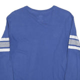 MAJESTIC Mens Blue Indianapolis Colts T-Shirt S Long Sleeve Crew Neck Football
