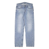 LEVI'S 505 Mens Jeans Blue Regular Straight Denim Medium W33 L32 Classic Zip