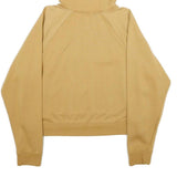 NIKE Womens Beige Hoodie M Cotton Blend Casual Sports Pullover M Size