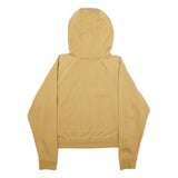 NIKE Womens Beige Hoodie M Cotton Blend Casual Sports Pullover M Size