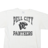 Mens White Pell City Panthers Graphic T-Shirt M Short Sleeve Crew Neck Cotton