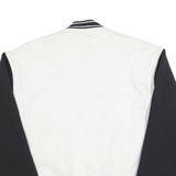 FRUIT OF THE LOOM Mens White & Black Department Of Justice Button Jacket L