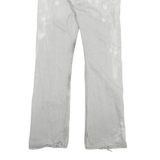 LEVI'S 507 Mens Jeans White Regular Straight Denim Light W32 L33 Cotton Classic
