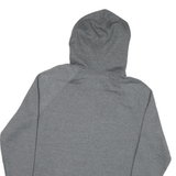 CHAMPION Mens Grey Hoodie L Cotton Blend Pullover Sweatshirt Casual Iconic Logo