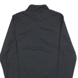 NIKE Mens Black Jacket S Polyester Blend Plain Zip Casual Athletic Sportswear