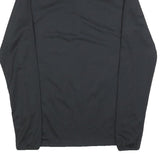 NIKE Mens Black Jacket S Polyester Blend Plain Zip Casual Athletic Sportswear