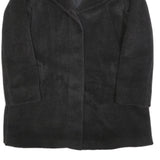 GIL BRET Womens Black Wool Blend Button Jacket M Classic Warm Outerwear