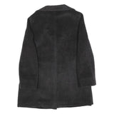 GIL BRET Womens Black Wool Blend Button Jacket M Classic Warm Outerwear